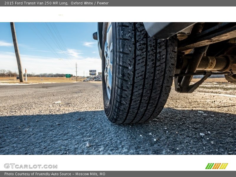Oxford White / Pewter 2015 Ford Transit Van 250 MR Long