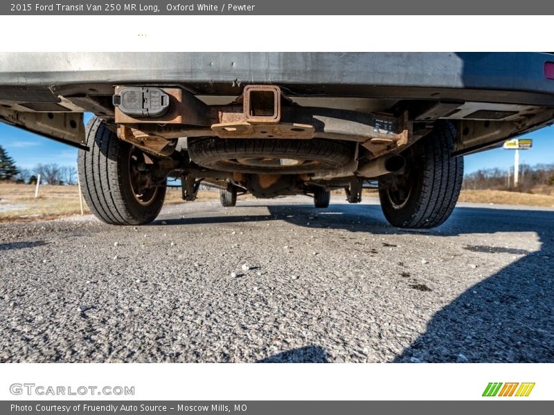 Oxford White / Pewter 2015 Ford Transit Van 250 MR Long