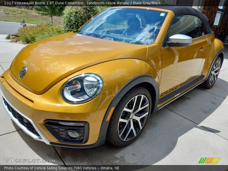 Front 3/4 View of 2017 Beetle 1.8T Dune Convertible