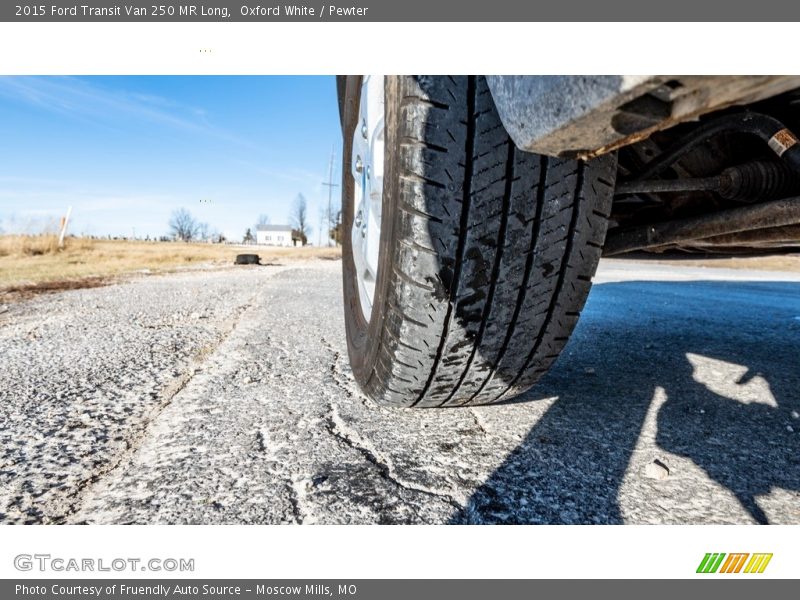 Oxford White / Pewter 2015 Ford Transit Van 250 MR Long
