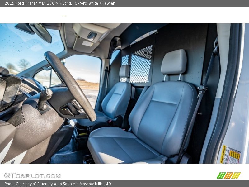 Oxford White / Pewter 2015 Ford Transit Van 250 MR Long