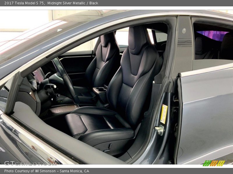 Front Seat of 2017 Model S 75