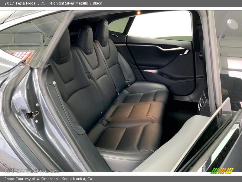 Rear Seat of 2017 Model S 75