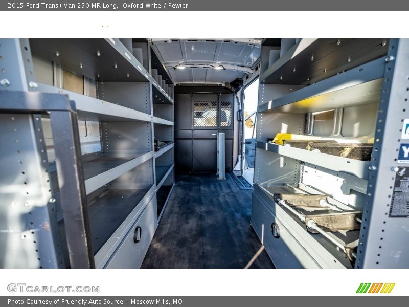 Oxford White / Pewter 2015 Ford Transit Van 250 MR Long