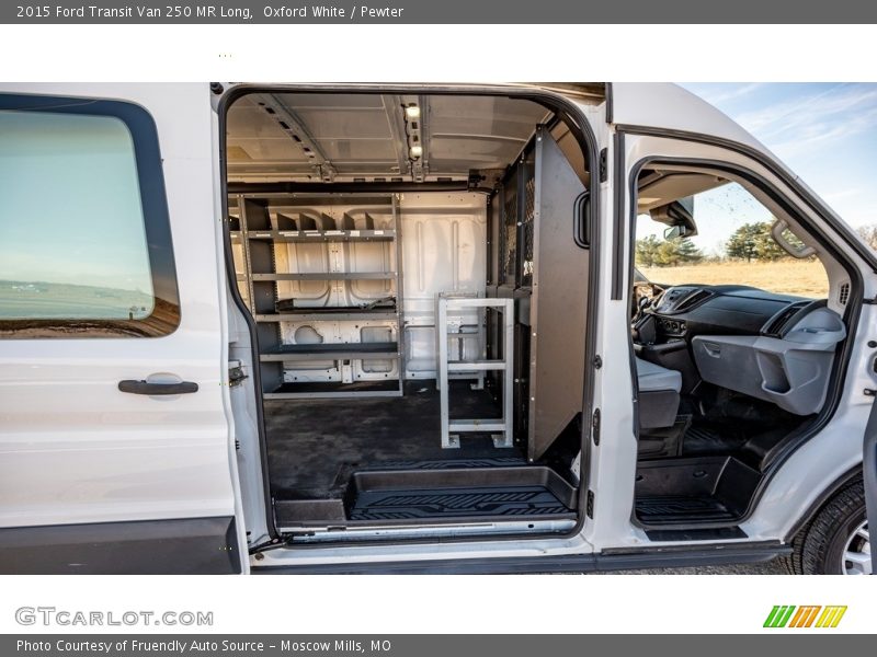 Oxford White / Pewter 2015 Ford Transit Van 250 MR Long