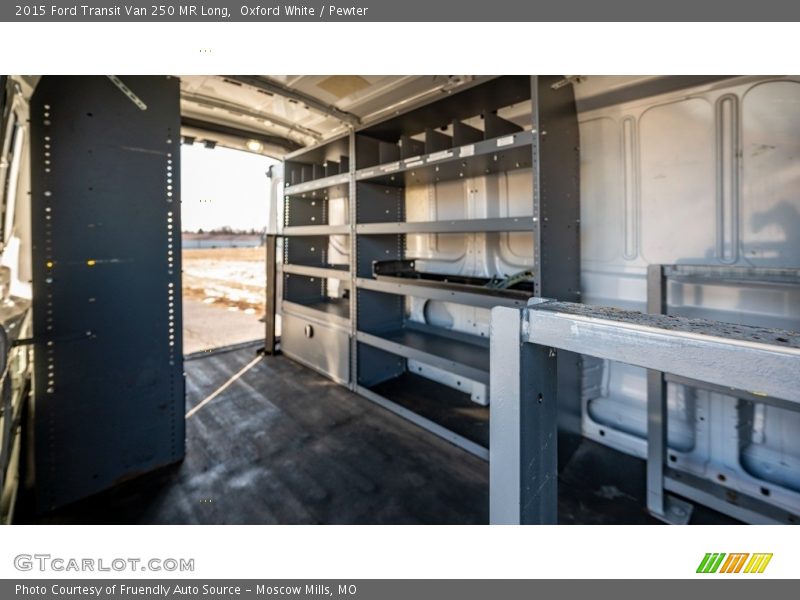 Oxford White / Pewter 2015 Ford Transit Van 250 MR Long