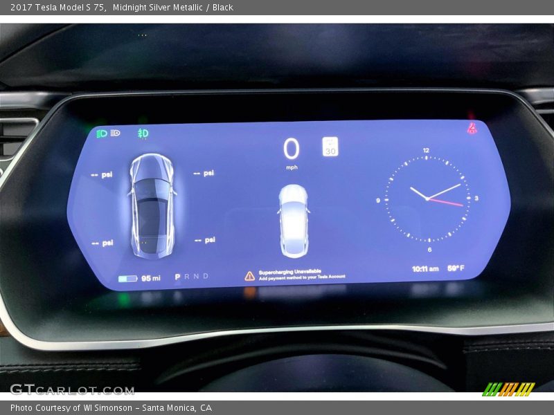  2017 Model S 75 75 Gauges