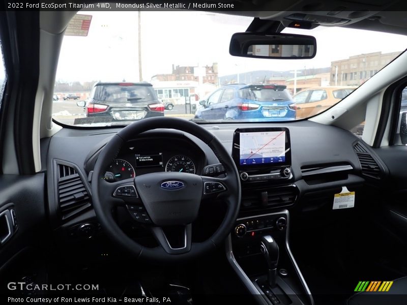 Moondust Silver Metallic / Medium Stone 2022 Ford EcoSport Titanium 4WD