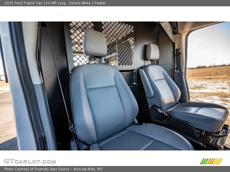 Oxford White / Pewter 2015 Ford Transit Van 250 MR Long
