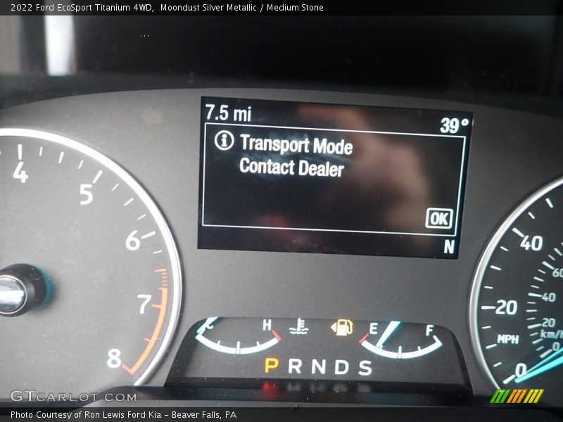 Moondust Silver Metallic / Medium Stone 2022 Ford EcoSport Titanium 4WD