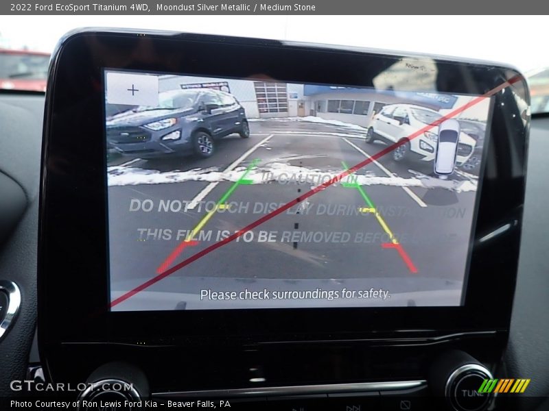 Moondust Silver Metallic / Medium Stone 2022 Ford EcoSport Titanium 4WD