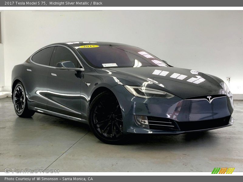  2017 Model S 75 Midnight Silver Metallic