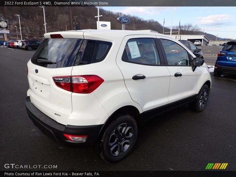 Diamond White / Medium Stone 2022 Ford EcoSport S 4WD