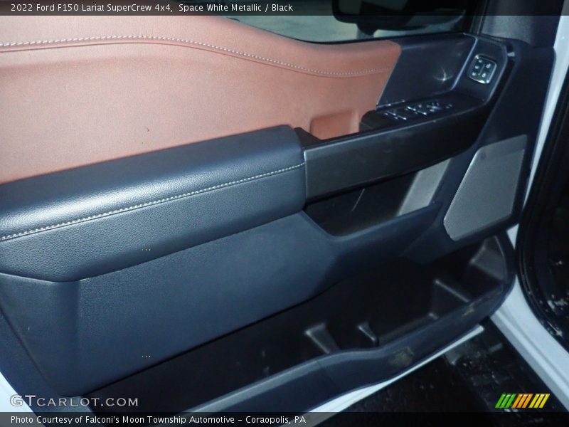 Space White Metallic / Black 2022 Ford F150 Lariat SuperCrew 4x4