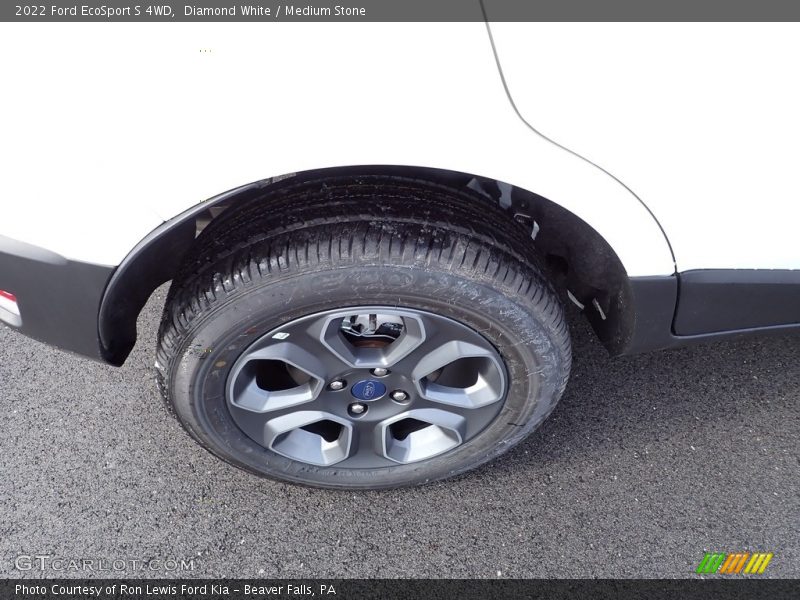 Diamond White / Medium Stone 2022 Ford EcoSport S 4WD