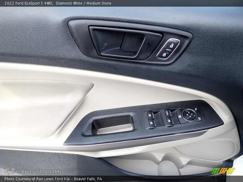 Diamond White / Medium Stone 2022 Ford EcoSport S 4WD