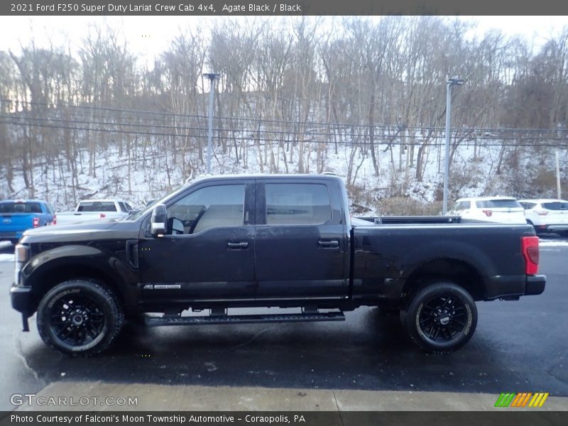 Agate Black / Black 2021 Ford F250 Super Duty Lariat Crew Cab 4x4