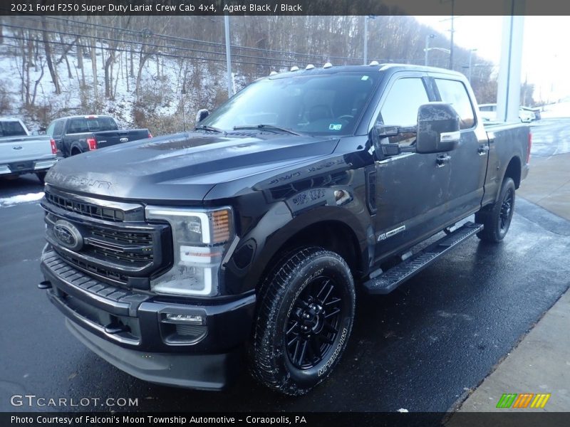 Agate Black / Black 2021 Ford F250 Super Duty Lariat Crew Cab 4x4