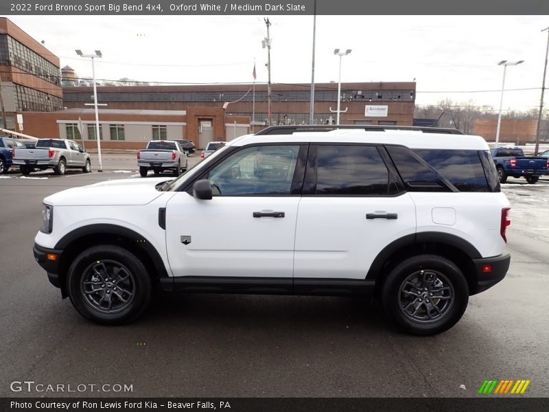 Oxford White / Medium Dark Slate 2022 Ford Bronco Sport Big Bend 4x4