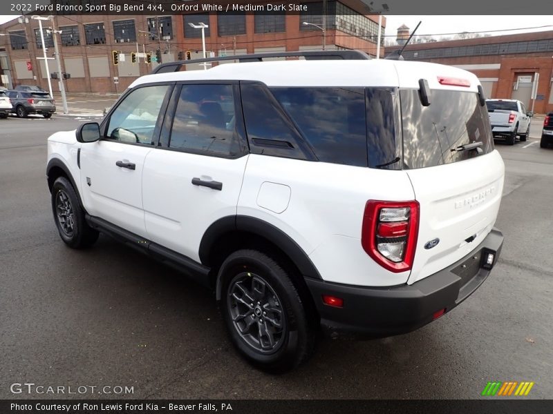 Oxford White / Medium Dark Slate 2022 Ford Bronco Sport Big Bend 4x4