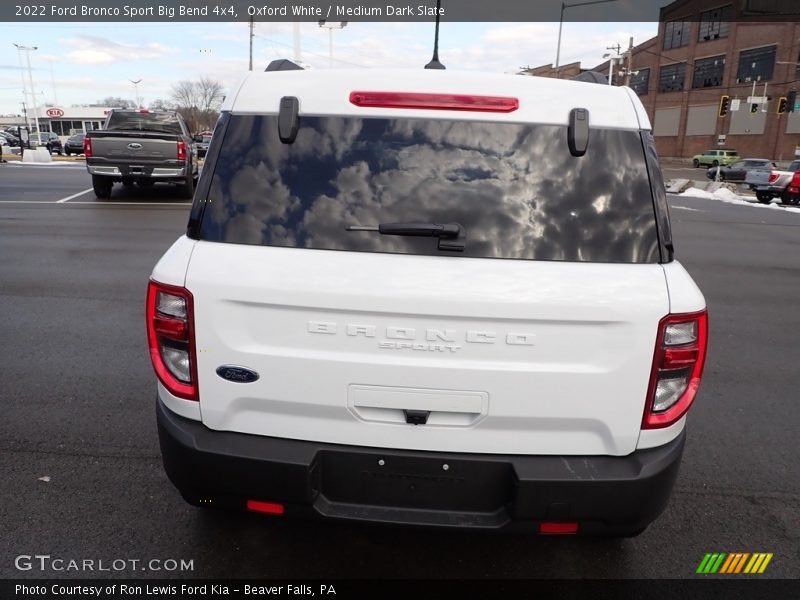 Oxford White / Medium Dark Slate 2022 Ford Bronco Sport Big Bend 4x4
