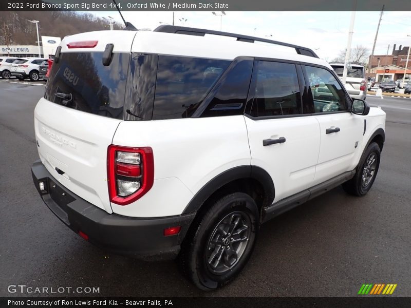 Oxford White / Medium Dark Slate 2022 Ford Bronco Sport Big Bend 4x4