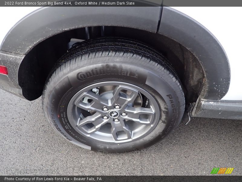 Oxford White / Medium Dark Slate 2022 Ford Bronco Sport Big Bend 4x4