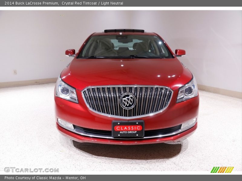 Crystal Red Tintcoat / Light Neutral 2014 Buick LaCrosse Premium