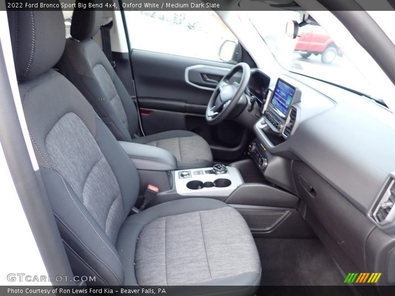 Oxford White / Medium Dark Slate 2022 Ford Bronco Sport Big Bend 4x4