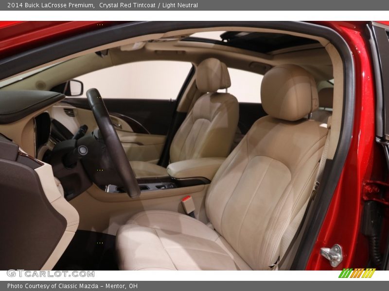 Front Seat of 2014 LaCrosse Premium