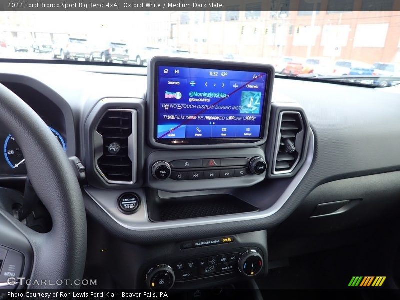 Oxford White / Medium Dark Slate 2022 Ford Bronco Sport Big Bend 4x4
