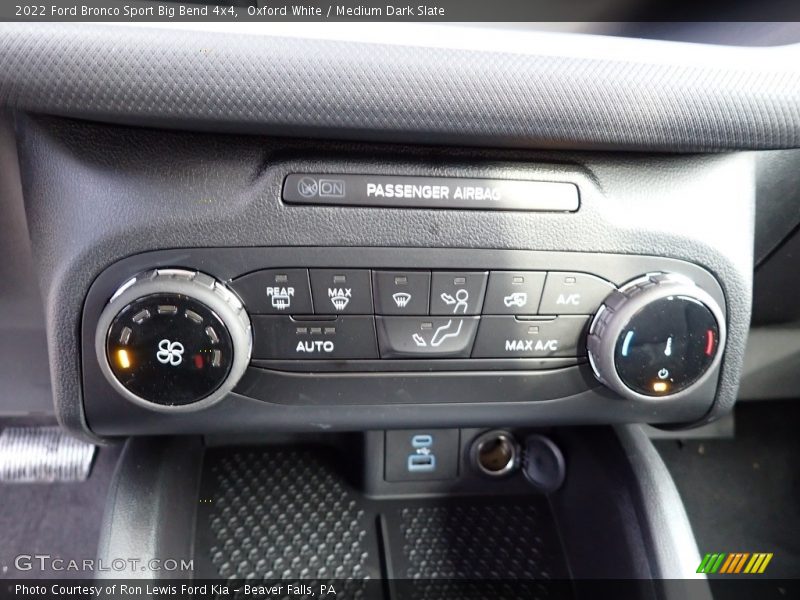 Oxford White / Medium Dark Slate 2022 Ford Bronco Sport Big Bend 4x4