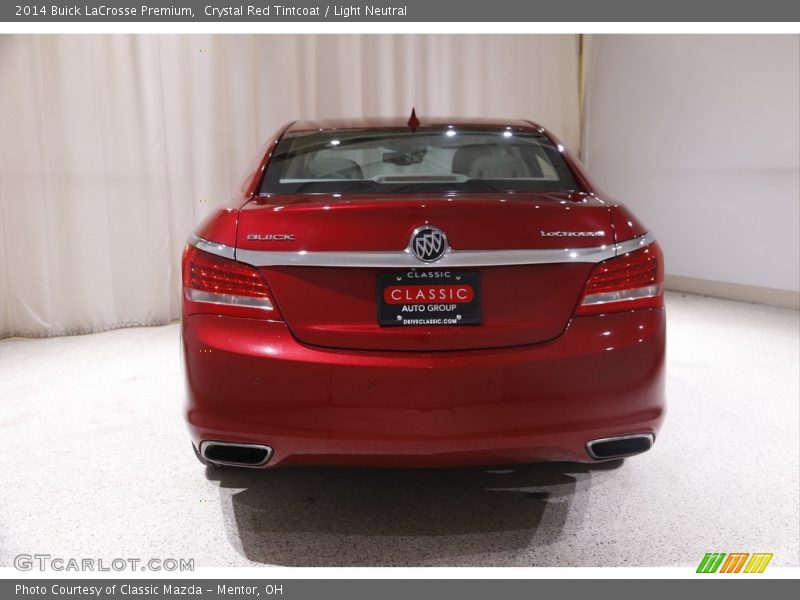 Crystal Red Tintcoat / Light Neutral 2014 Buick LaCrosse Premium