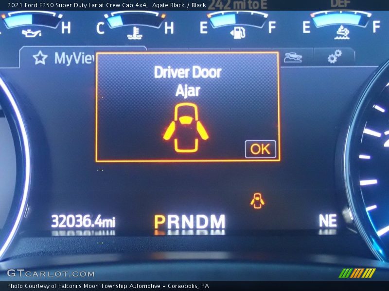 Agate Black / Black 2021 Ford F250 Super Duty Lariat Crew Cab 4x4
