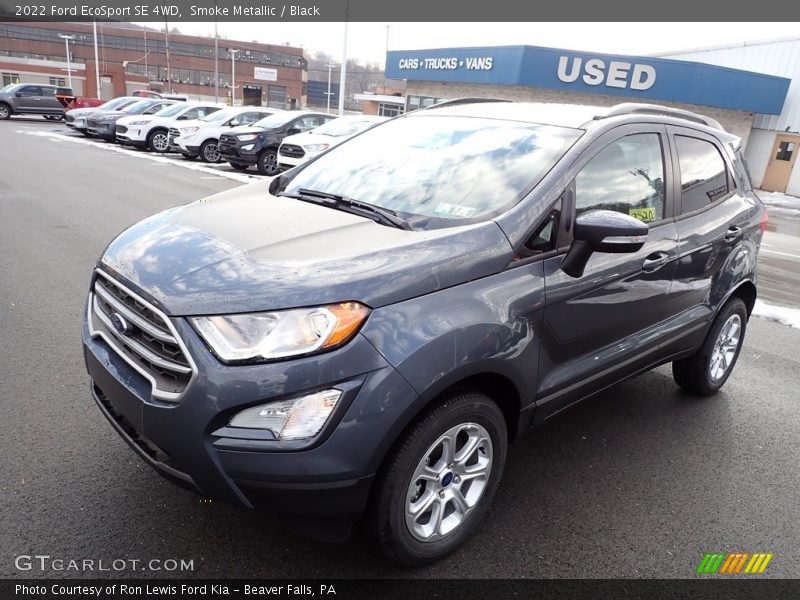 Smoke Metallic / Black 2022 Ford EcoSport SE 4WD