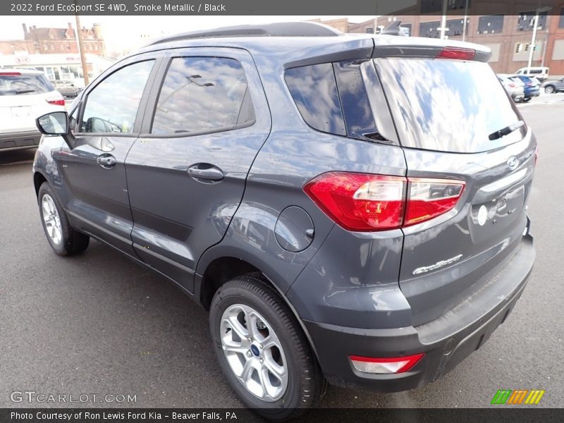 Smoke Metallic / Black 2022 Ford EcoSport SE 4WD