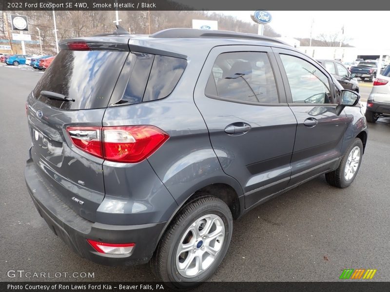 Smoke Metallic / Black 2022 Ford EcoSport SE 4WD