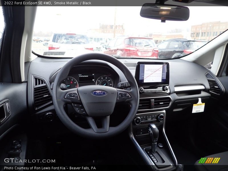 Smoke Metallic / Black 2022 Ford EcoSport SE 4WD