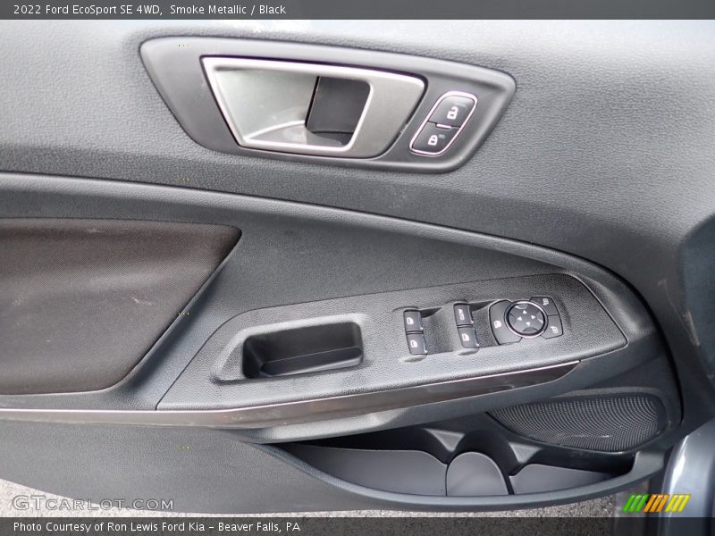 Smoke Metallic / Black 2022 Ford EcoSport SE 4WD