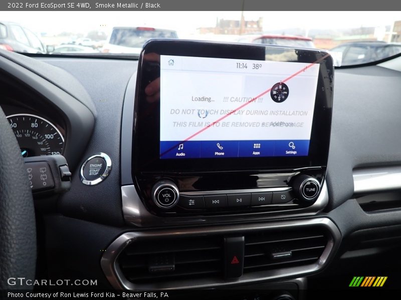 Smoke Metallic / Black 2022 Ford EcoSport SE 4WD