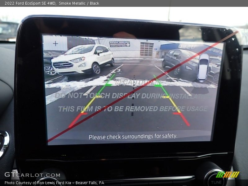 Smoke Metallic / Black 2022 Ford EcoSport SE 4WD