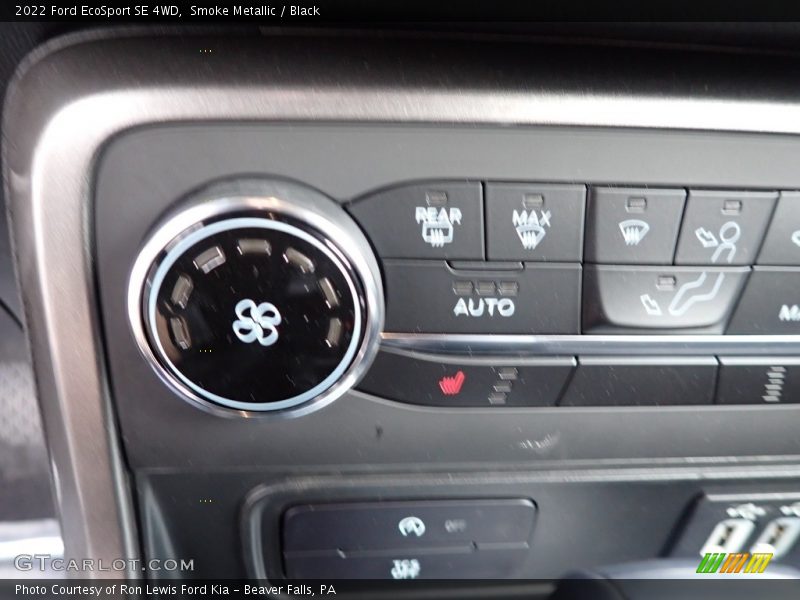 Smoke Metallic / Black 2022 Ford EcoSport SE 4WD