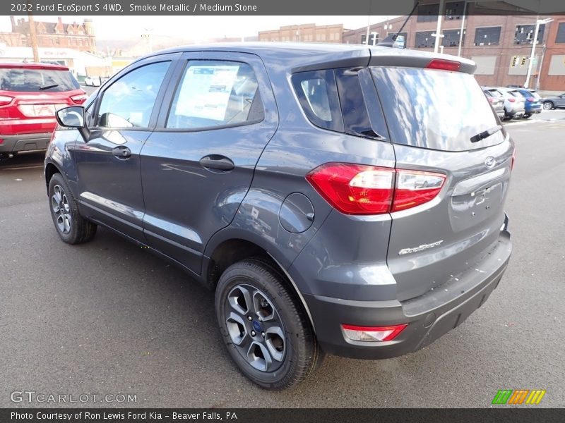 Smoke Metallic / Medium Stone 2022 Ford EcoSport S 4WD