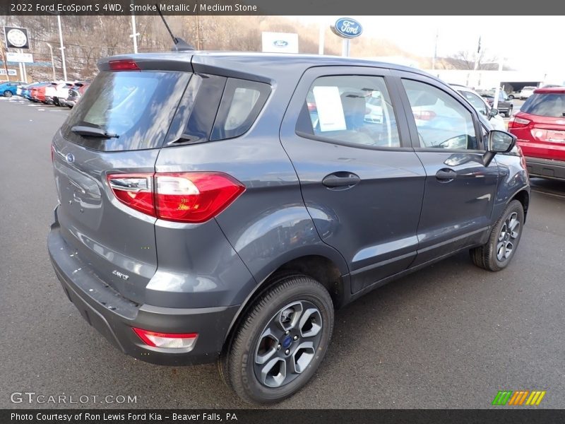 Smoke Metallic / Medium Stone 2022 Ford EcoSport S 4WD