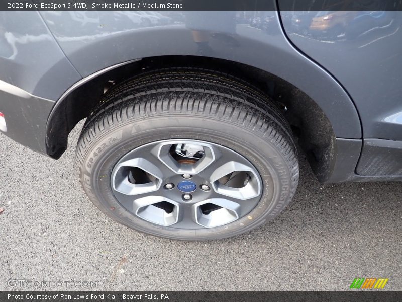 Smoke Metallic / Medium Stone 2022 Ford EcoSport S 4WD