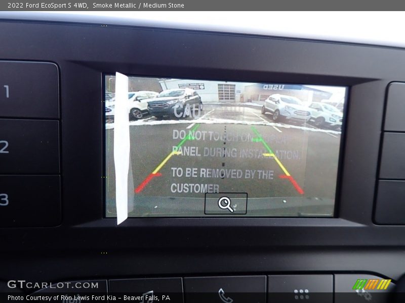 Smoke Metallic / Medium Stone 2022 Ford EcoSport S 4WD