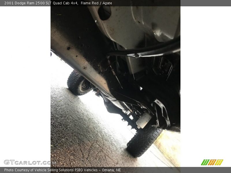 Flame Red / Agate 2001 Dodge Ram 2500 SLT Quad Cab 4x4