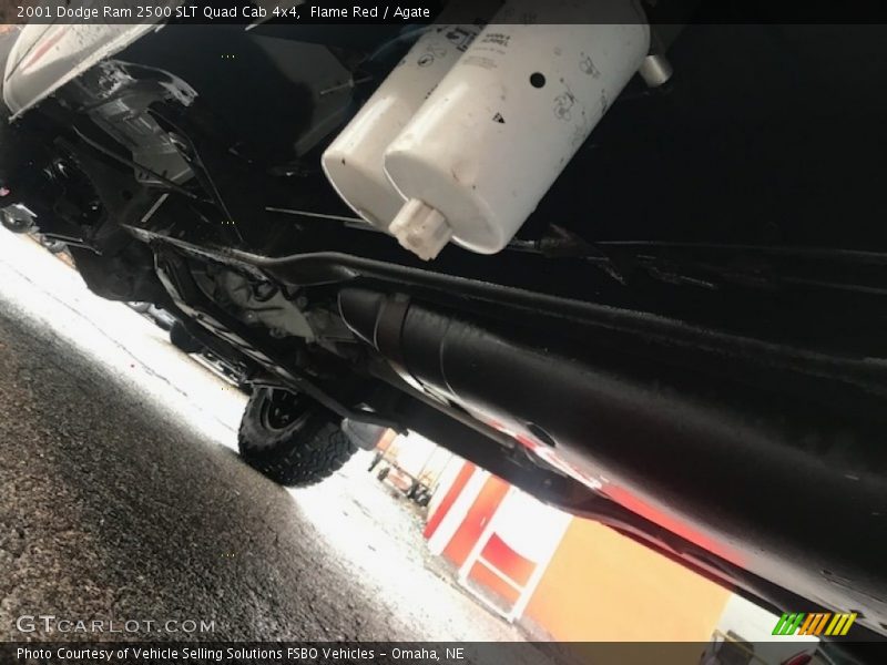 Flame Red / Agate 2001 Dodge Ram 2500 SLT Quad Cab 4x4