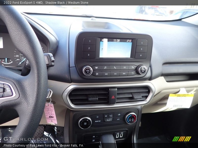 Shadow Black / Medium Stone 2022 Ford EcoSport S 4WD