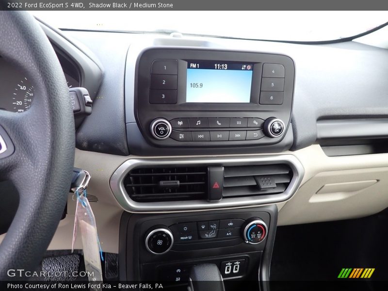 Controls of 2022 EcoSport S 4WD